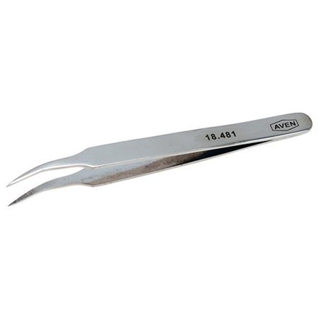 TOTALTOOLS General Purpose Curved Tweezers - 4.5 Inch TO38693